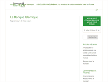 Tablet Screenshot of labanqueislamique.com